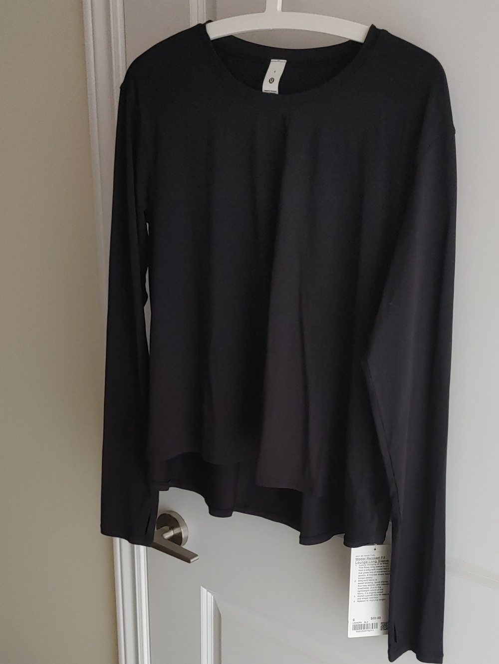 Lululemon Modal Relaxed Long-Sleeve Women's Top Size 6